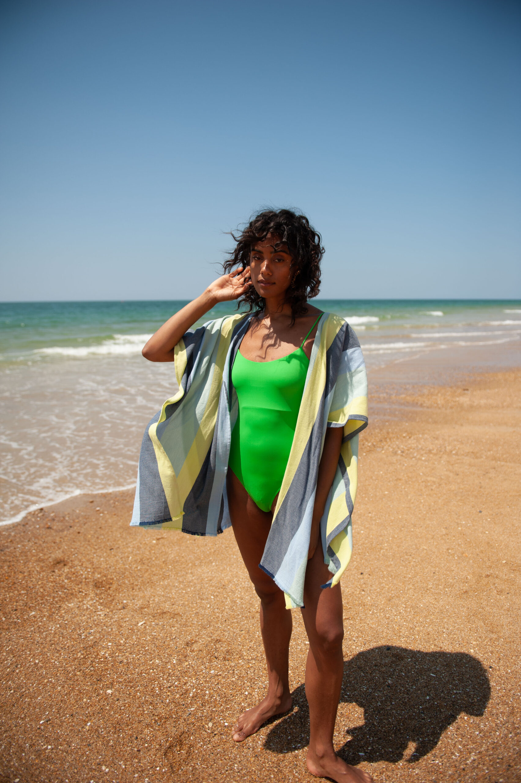 la mericaine kaftan vert 5