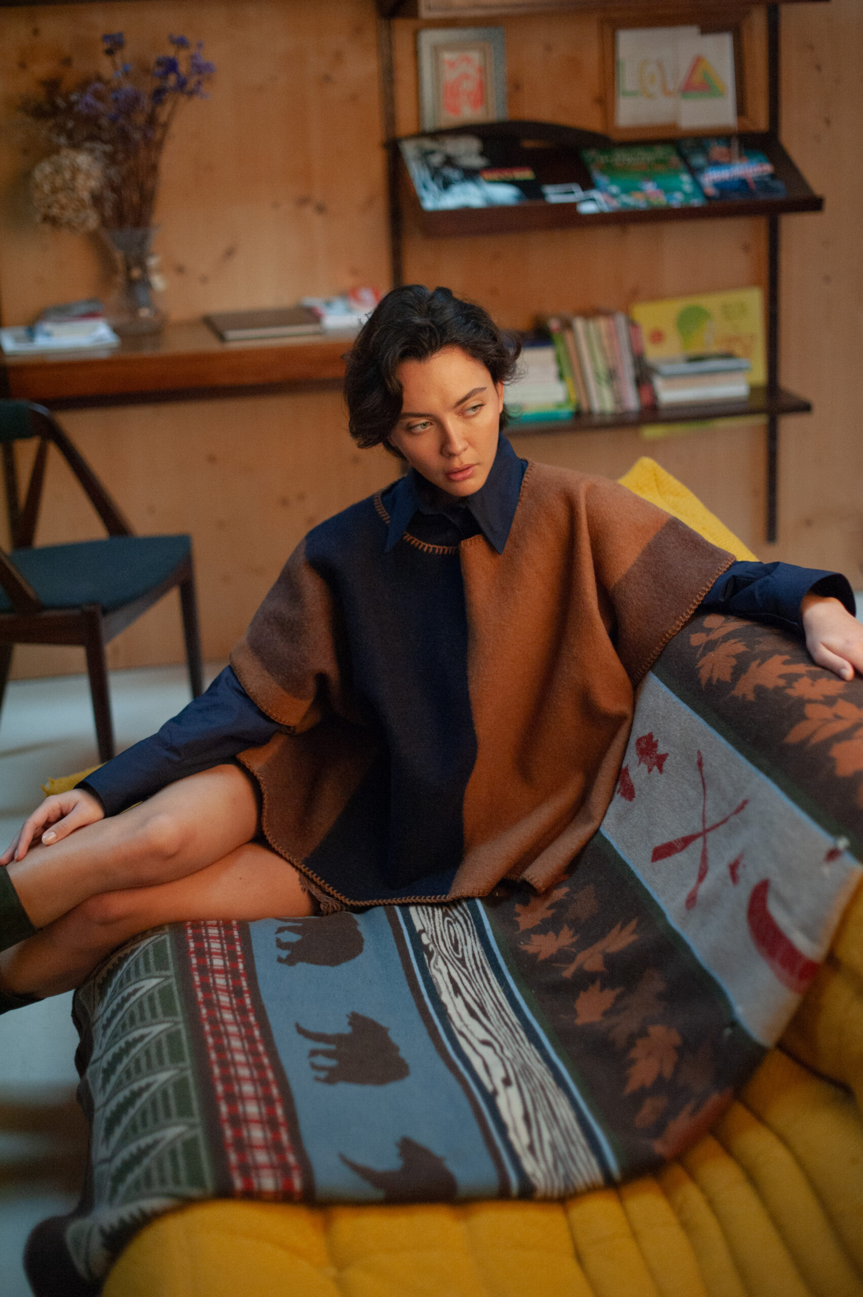 la mericaine coast yuki poncho long 1