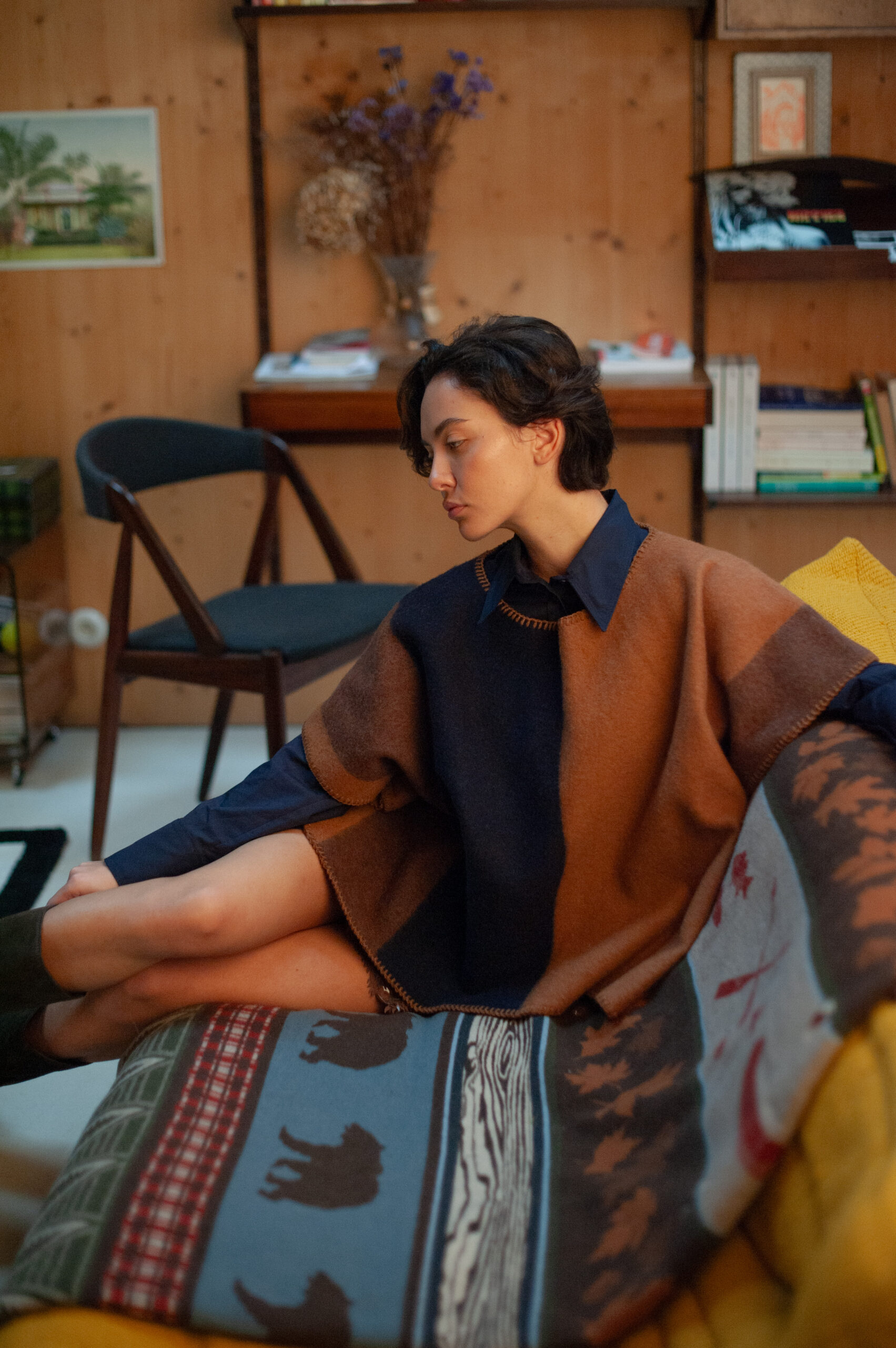 la mericaine coast yuki poncho long 2
